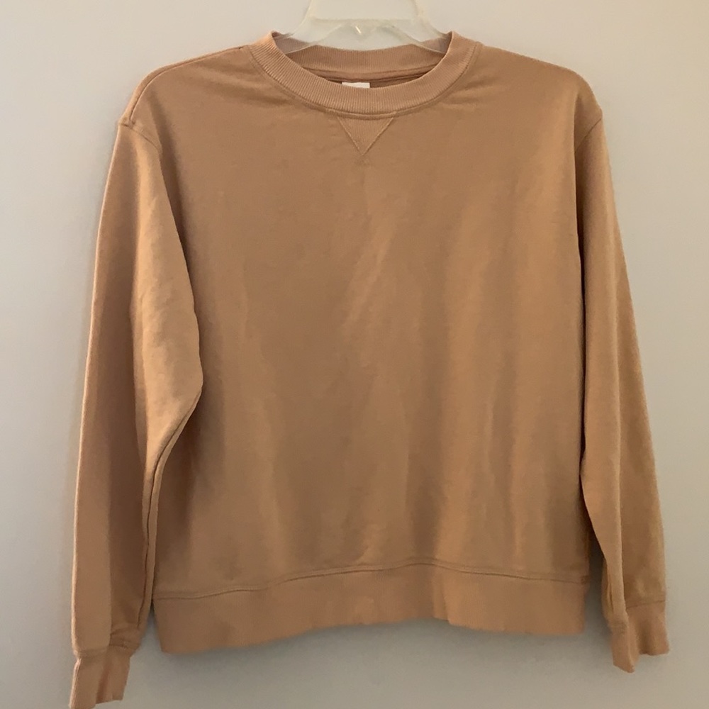 H&M pullover sweatshirt nude beige